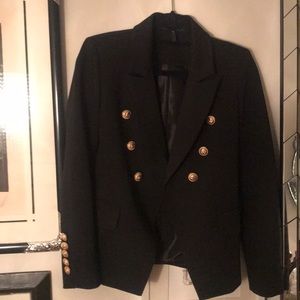 Balmain inspired double breasted blazer